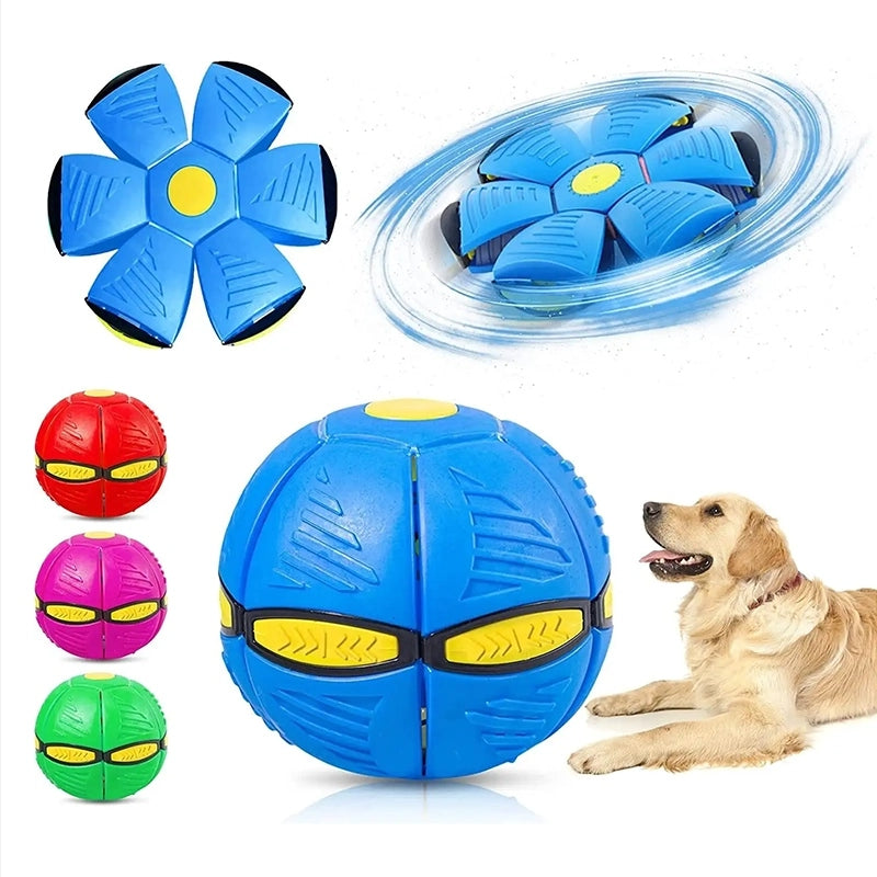 Işıklı Zıplayan Frizbi Evcil Hayvan Topu – Pet Oyuncağı