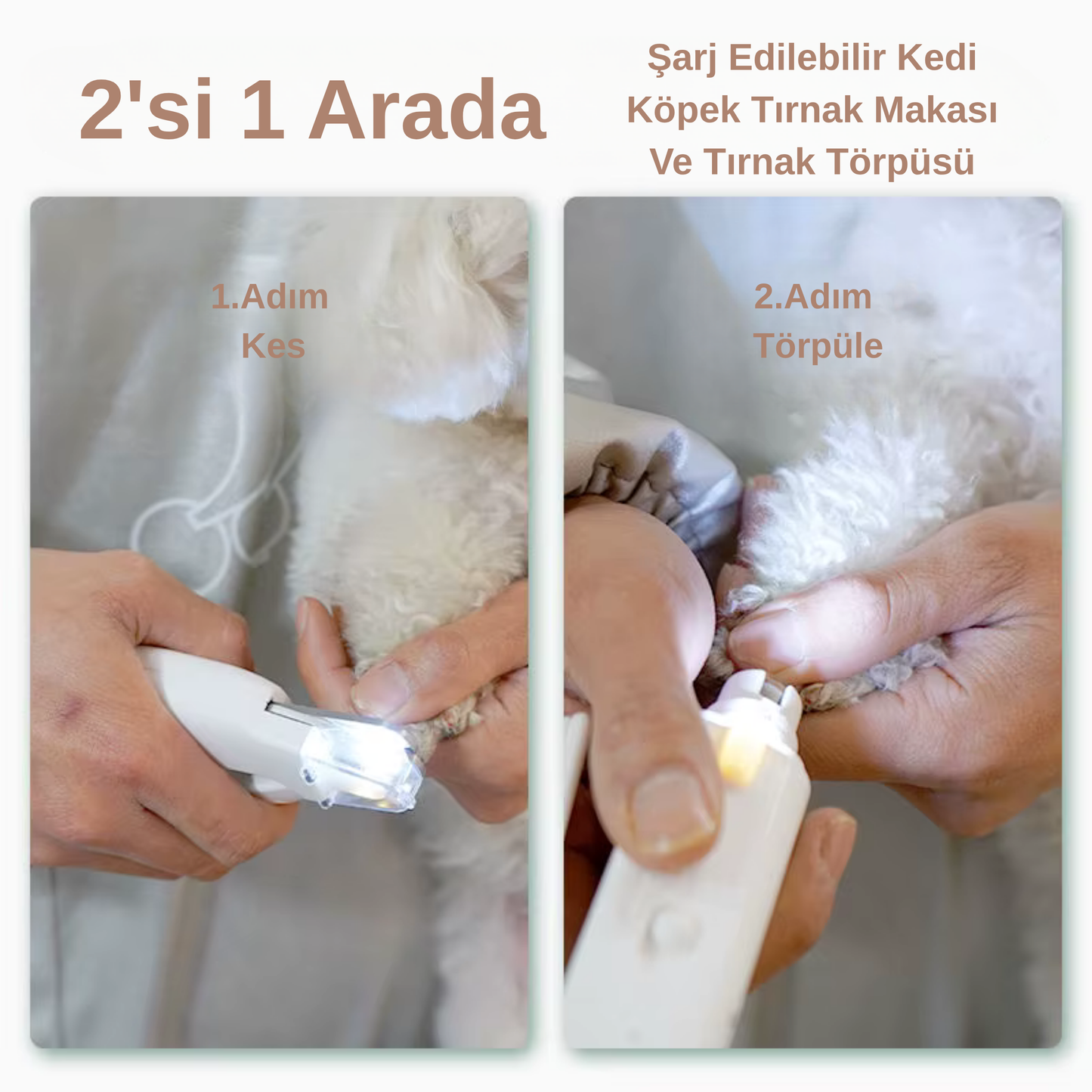 Pativit 2'si 1 Arada Hazneli Törpülü Tırnak Makası