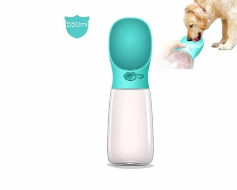 Petavit Taşınabilir Kedi & Köpek Suluğu – Seyahat Su Şişesi & Kaseli Sızdırmaz Sistem