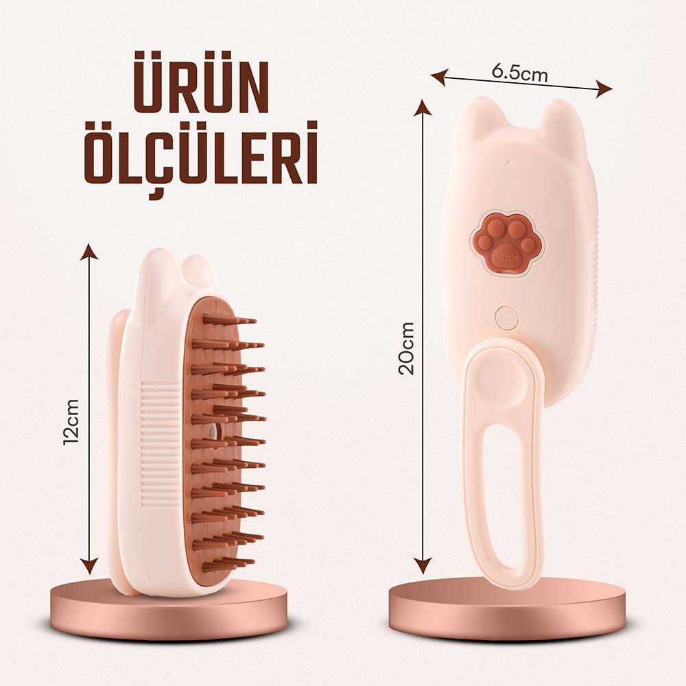 Sağlıklı Tüyler İçin Masaj Etkili Bakım Fırçası