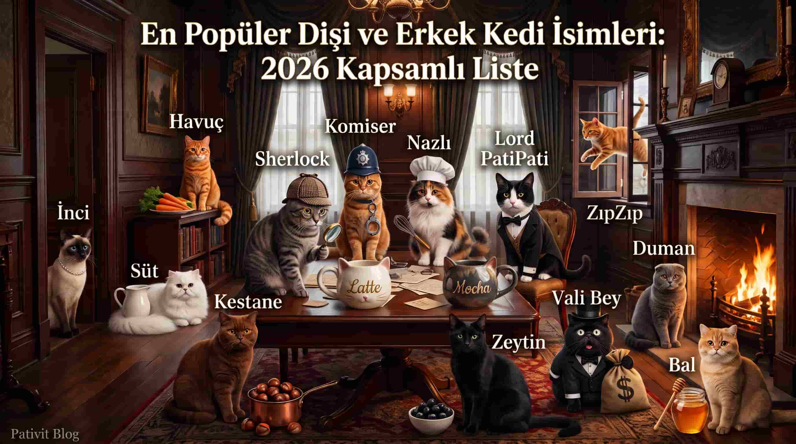 En Popüler Dişi ve Erkek Kedi İsimleri: 2026 Kapsamlı Liste