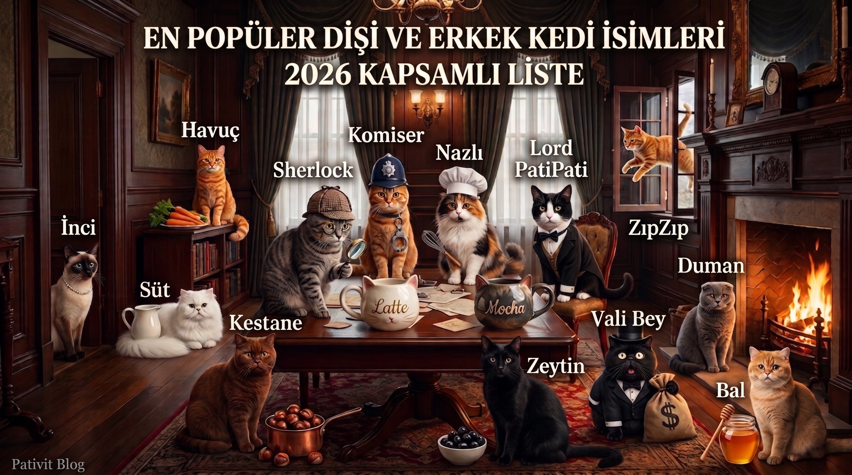 En Popüler Dişi ve Erkek Kedi İsimleri: 2026 Kapsamlı Liste