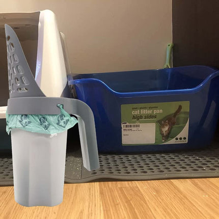 Akıllı Kedi Kum Küreği ve Atık Haznesi – Hijyenik & Pratik Kum Temizleme