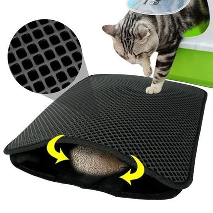 Elekli Kedi Tuvalet Önü Paspası Kedi Kumu Paspası