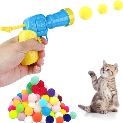 Peluş Top Atan İnteraktif Kedi Oyuncağı