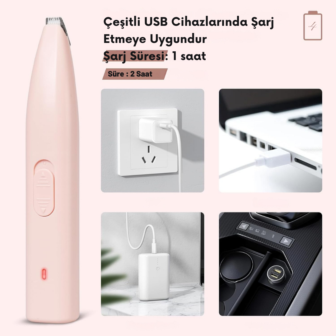 Profesyonel Tıraş Makinesi - Kedi ve Köpekler İçin