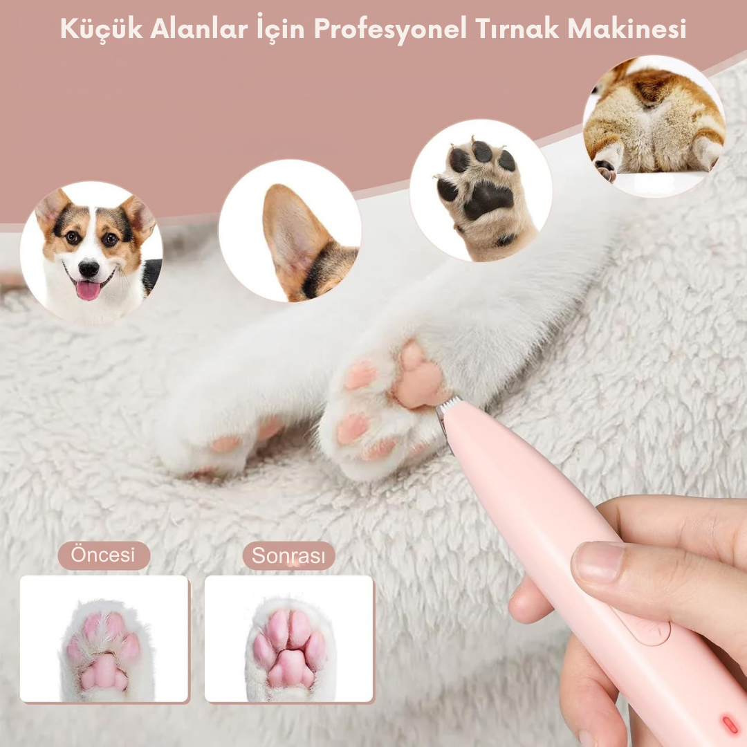 Profesyonel Tıraş Makinesi - Kedi ve Köpekler İçin