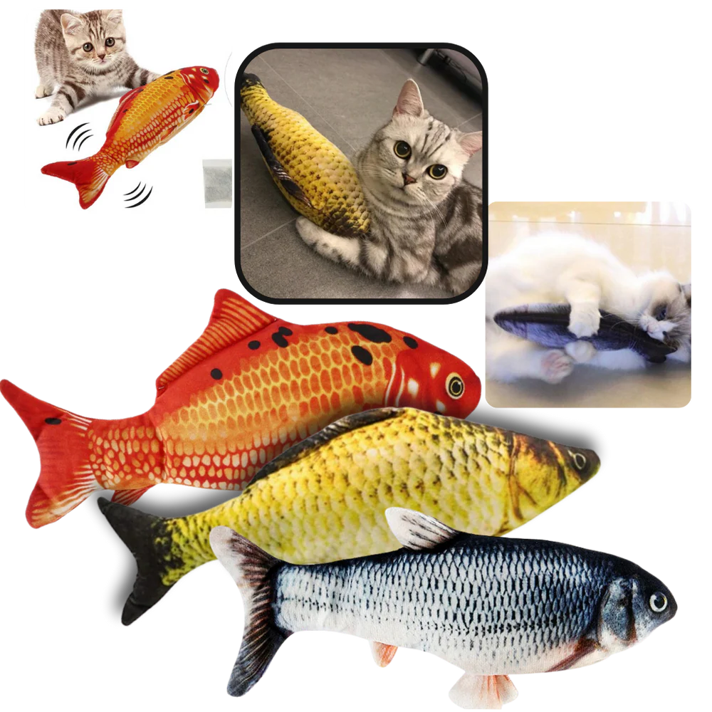 Kedi Oyuncağı Peluş Balık