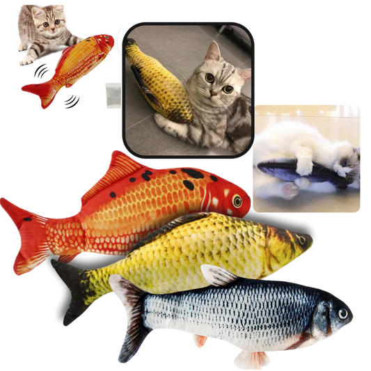 Kedi Oyuncağı Peluş Balık