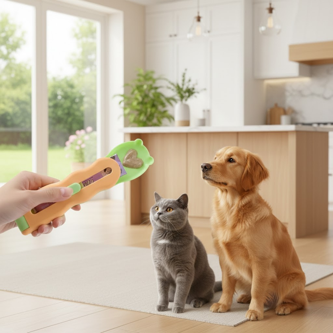 Kedi/Köpek Krema Ödül Maması Kaşığı