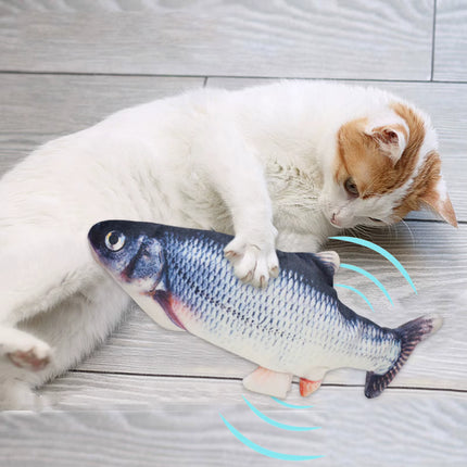 Hareketli Balık Kedi Oyuncağı Şarjlı