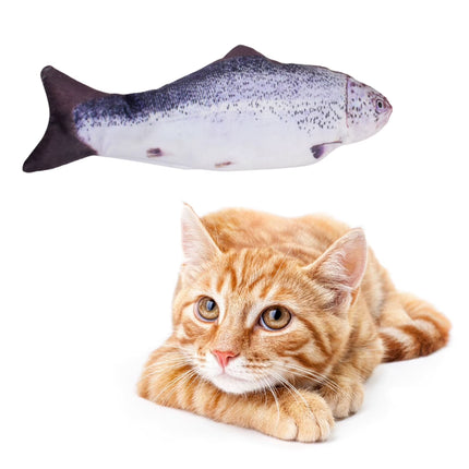 Hareketli Balık Kedi Oyuncağı Şarjlı