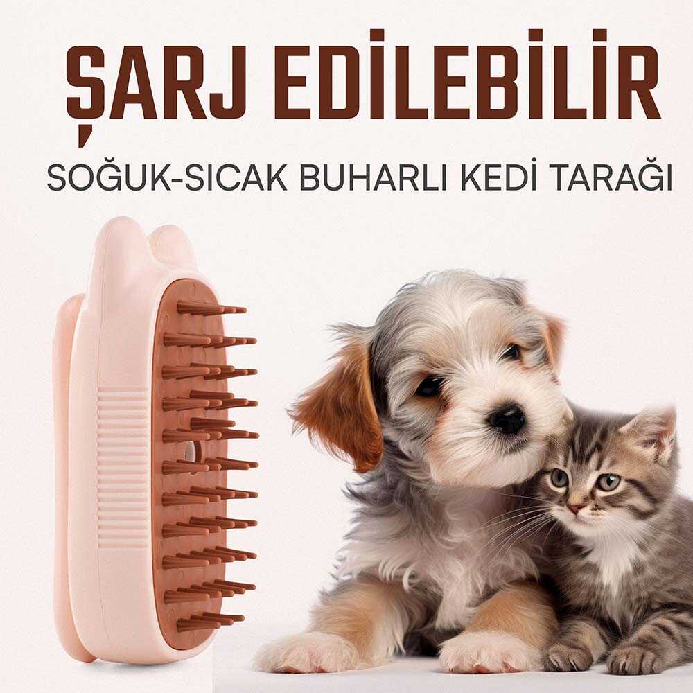 Sağlıklı Tüyler İçin Masaj Etkili Bakım Fırçası