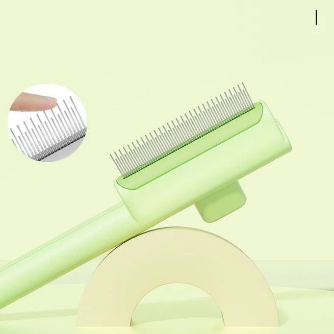 Yeni Paslanmaz Çelik Kısa Tüyler İçin Evcil Hayvan Tüy Dökme Fırçası
