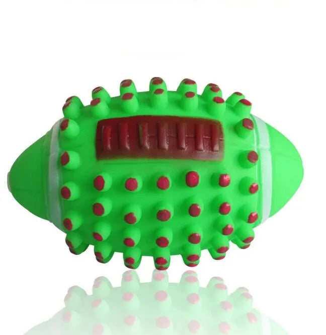 Renkli Kedi Köpek Isırma Topu Sesli