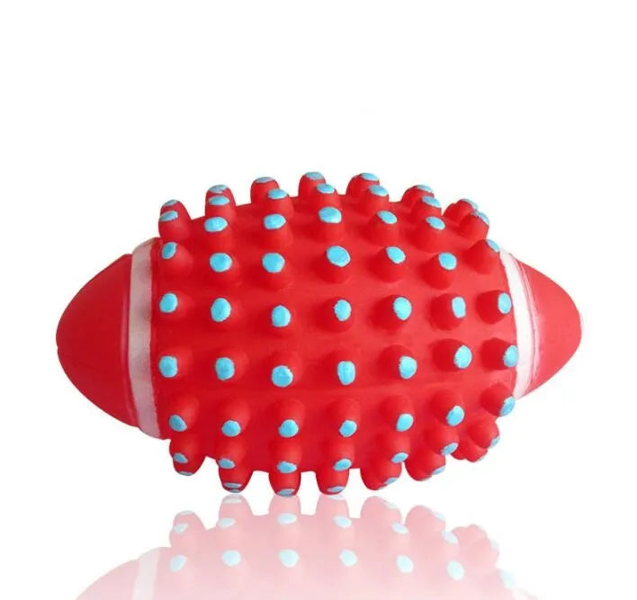 Renkli Kedi Köpek Isırma Topu Sesli