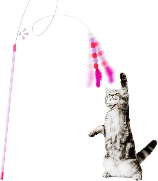 Elastik Yapışkanlı Kedi Oyun Oltası